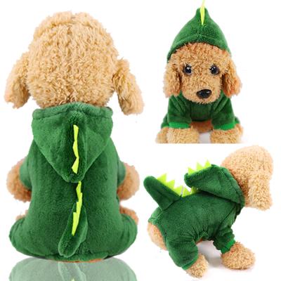 China Viable Puppy Teddy Clothes Warm Winter Pet Dress Up Dinosaur Cow Shark Dog Hoodie Luxury Wholesale Wholesale for sale