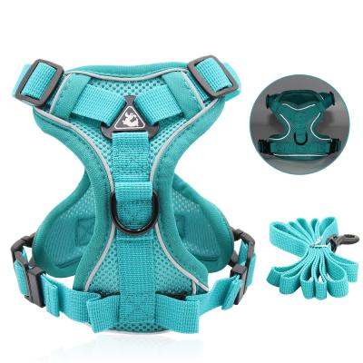 China Wholesale Hot Sale Breathable Mesh Dog Harness Vest Reflective Dog Harness Reflective for sale