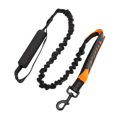 China Outdoor Use Amazon Hot Selling Wholesale Pet Supplies Nylon Elastic Reflective Dog Leash for sale