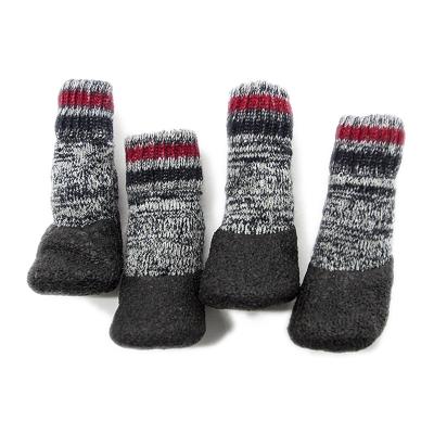 China Stocked Customized Non-slip Wear-resistant Outdoor Waterproof Teddy Pet Dog Socks Pet Apparel for sale