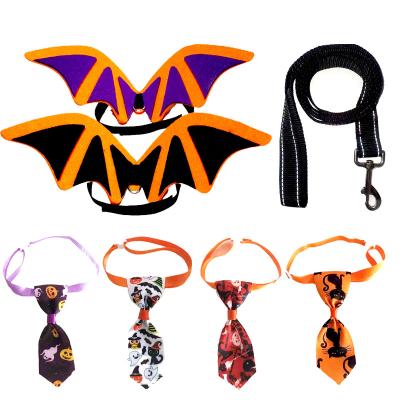 China Wholesale Stocked Pet Puppy Decoration Accessories Pet Bat Wings Halloween Dog Tie For Party for sale