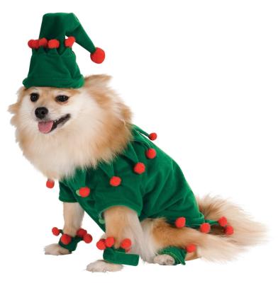 China New Viable Custom Christmas Pet Apparel Cosplay Puppy Clothes Funny Dog Christmas Clothes for sale