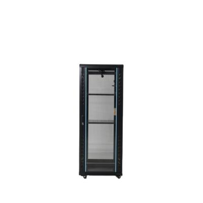 China Wholesale High Quality 19 Inch SPCC Cold Rolled Steel Dedicated Wall Mount Rack Server Chassis With Glass Door Cabinet for sale