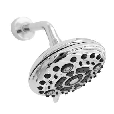 China Without Diverter Shower Head 6 Functions Brass Bathroom Rain Shower for sale