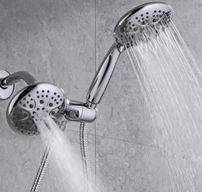 China Without Slide Bar 3 Ways Luxury High Pressure Shower Head Combo With Water Saving Mode for sale