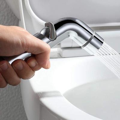 China Without Needle Flow Adjustable Spleen Shattaf Hand Toilet Bidet Sprayer for sale