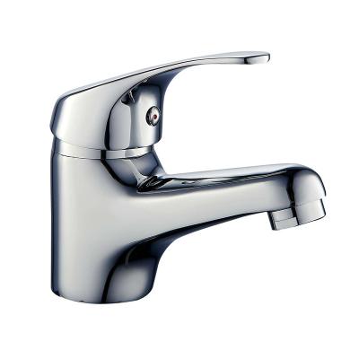 China Taizhou Metered Faucets Zinc Cheap Modern Chrome Single Lever Basin Mixer Tap for sale