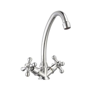 China Modern Two Way Single Lever Body Long Hole Flexible Zinc Kitchen Faucet Faucet for sale