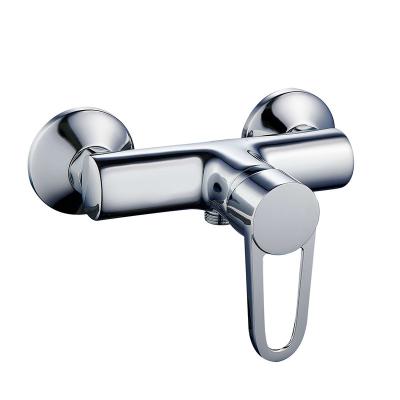 China Without Slide Bar Joy Two Way Single Hole Wall Mounted Brass Bathroom Shower Mixer for sale