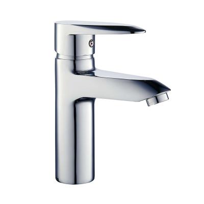 China Modern Cheap Two Way Brass Hot Cold Bathroom Single Lever Basin Mixer Tap for sale