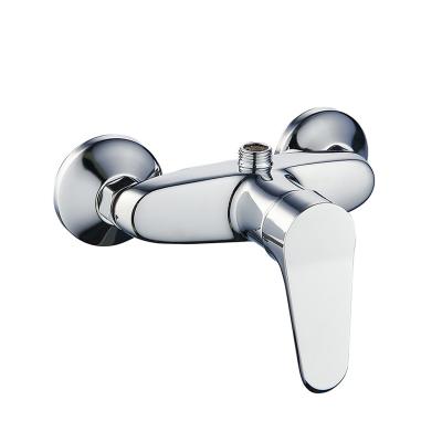 China Without Slide Bar Joy European Modern Hot Cold Wall Mounted Brass Shower Faucets for sale