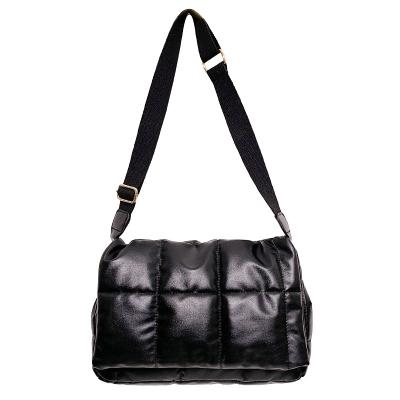 China Waterproof Fashion Soft PU Leather With Stitched Flap Shoulder Bags Cross - 2022 Hot Selling Body Bag Stripper Purse Woman Handbags Ready To Ship for sale