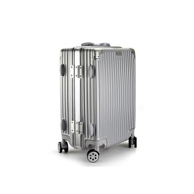 China Professional Fingerprint Lock TSA Suitcase TSA Lock Travel Hand Suitcase Manufacturing Aluminum Custom Design Luggage With 360 Degree Wheel for sale