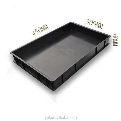 China PCB C315 conductive tray anti-static anti-static plastic storage tray for component/450mm*300mm*60mm anti-static tray for sale