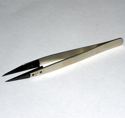 China Replaceable Tip Headed Tweezers For Industry ESD-259 Replaceable Tip Stainless Steel Tweezer/ESD Replaceable Tips Tweezers/Anti Static Tweezers for sale