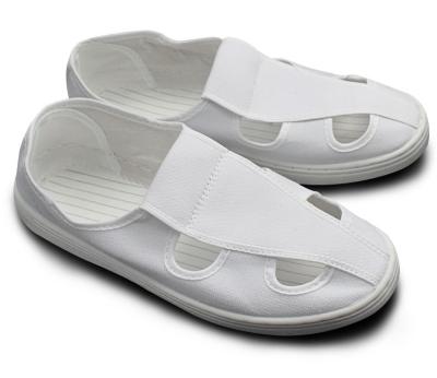 China N05 Esd safety shoe /Cost effective plain white plain white anti-static four hole esd shoe for sale