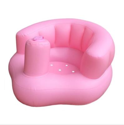 China (Size)Adjustable PVC Chair Furniture Wholesale Inflatable Living Room Sofas For Baby Kids Dining Drinking Bathing Study for sale