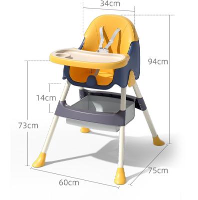 China Modern Fashion Children Eating Dining Umpire Chair Baby Feeding Chair Portable Multifunctional Fold for sale