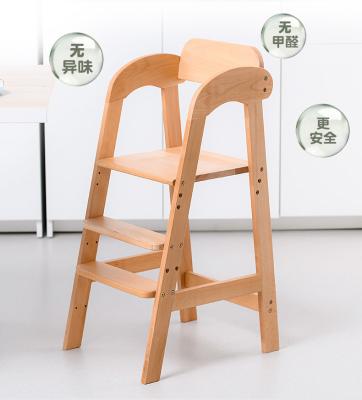 China Solid Wood Most Hot - Selling Baby Adjustable Wooden Feeding Chair for sale