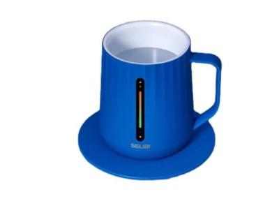 China Sguai Contemporary Little Water Monster Temperature Control Mug Desktop Constant Temperature Heating Coffee Electric Smart Mug for sale