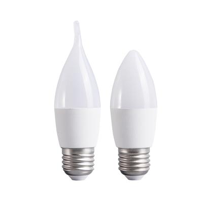 China Warehouse factory price two year warranty led bulb indoor home office store decoration light b22 e27 5w led bulb pointed lamp for sale