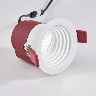 China Factory price modern indoor housing anti glare spotlight led 7w hotel downlight for sale