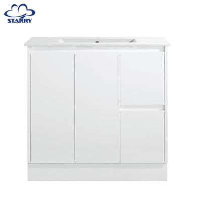 China Modern Australia Country Style Bathroom Vanity in Factory Price Hotel Style Bathroom Cabinet with Sink and Bathroom Accessories for sale