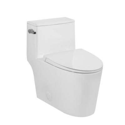 China Automatic Operation High Gloss White Home Use Hotel Toilet Toilet For Bathroom for sale