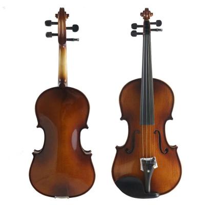 China Taixing Factory Solid Straight Grain Fir Handcraft Antique Solid Wood Violin (VS203E) for sale