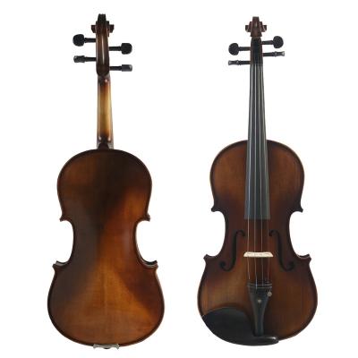 China Advanced Straight Grain Solid Fir Professional Chinese All Size 4/4 3/4 1/2 1/4 1/8 1/10 1/16 1/32 Solid Wood Violin (VS304E) for sale