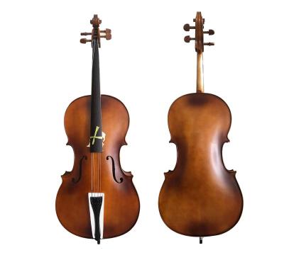 China Cheap Price 4/4 Normal Solid Good Quality Flawless Antique Solid Cello (CS102B) for sale