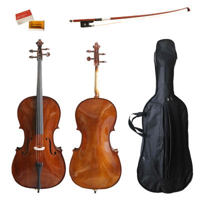 China Impeccable Solid Jujube Peg Carbon Fiber Tailpiece Cello of Build Price for Beginner (CS101B) for sale