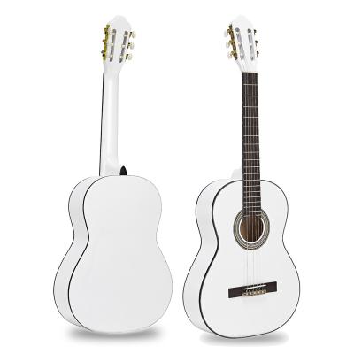 China Linden Plywood China Factory Plywood Beginner Classical Guitar for Students (ACG39-01B) for sale