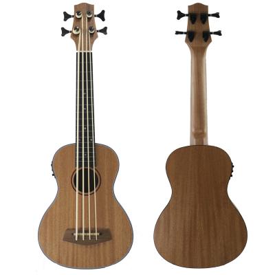 China 30 Inch U Ukulele Electric Bass Mahogany Plywood Wholesale Price (PUK-02) for sale