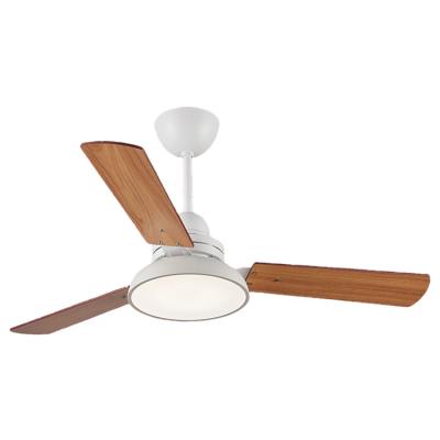 China With 42 inch wooden blade ceiling fan air conditioning decoration light body home collocation material with LED light for sale