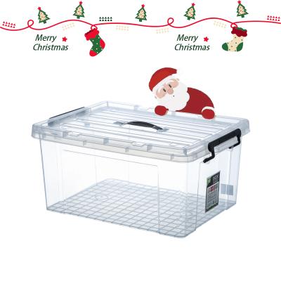 China Sustainable Christmas Promotion Clothing Clear PP Plastic Storage Boxes For Bedroom for sale