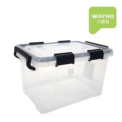 China Traditional Carry Box Durable Clear Plastic Clothing Clear PP Storage Boxes And Bins for sale