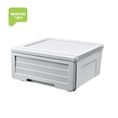 China Minimalist Home And Office Use PP Plastic Single Layer Drawer One Layer Drawer Cabinet for sale