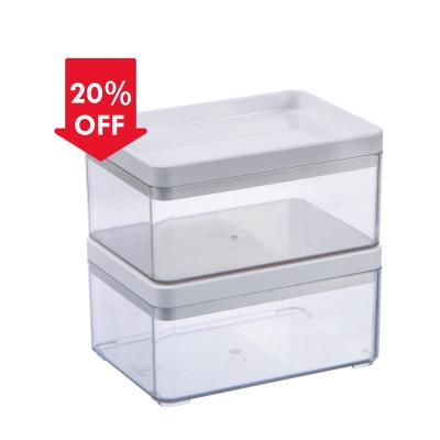 China High Quality Sustainable Use Clear PET Material Mini Hotel Fridge Plastic Storage Box for sale