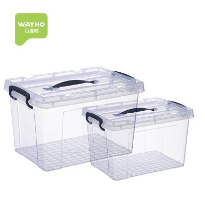 China Christmas promotion desktop sundires sustainable clothing clear pp plastic storage boxes for sale