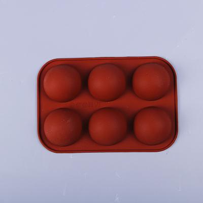 China New Arrival Products Europe Silicone Mold Kitchenware Epoxy Mold Semicircle Custom Mold Kitchen Cake Chocolate Baking Mold for sale