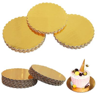 China Recycled Materials mdf white mini plastic wholesale cake drum base board 100pieces and boxes custom square round for sale