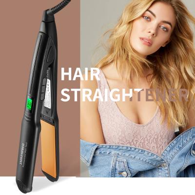 China Best Brand Hotel Ion Titanium Flat Mirror Function Human Tape Extension Hair Straightener And Dryer for sale