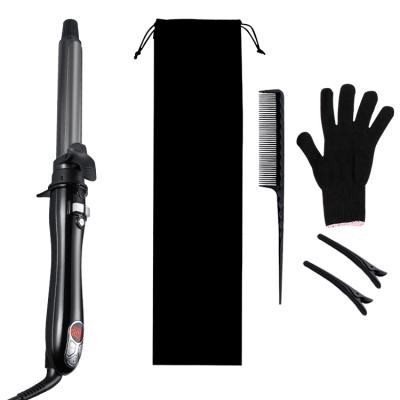 China Factory Price Curling Barrel Ceramic Coating Small Automatic Iron PTC Heater Ceramic Hair Curler Iron for sale