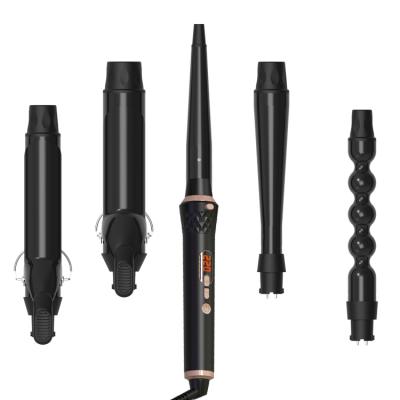 China One Hour Best Ceramic 28Mm Auto Cut Detachable 3 Barrel Wand Curling Hair Diffuse for sale