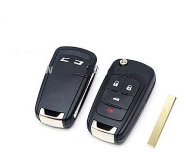 China Chinese Key Folding Flip Folding Remote Key For B-uick Chevrolet 315Mhz OHT01060512 B-uick Panel 3+1 Button for sale