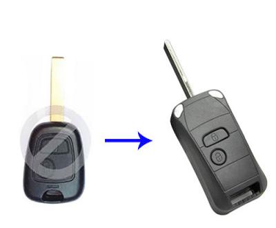 China Peugeot Transponder Key Modified Peugeot 307 Main Body Shell 2 Remote Right Button for sale