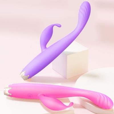 China Silicone Rechargeable Vibrator Stick AV Vibrator Strong Orgasm G-spot Stimulation Vibrating Female Masturbation Sex Toys Vibrator Girl for sale