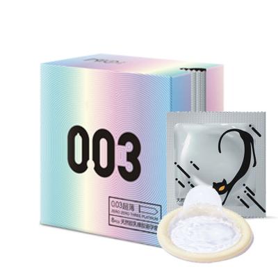 China Natrual Latex Condom 003 Slim Customizable Hot Selling Male Natural Latex Sex Condom for sale