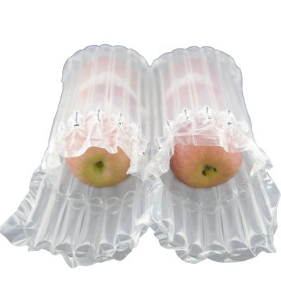 China Recyclable Cushion Film PAPE Air Column Bag Wrapping In Shipping Protective Fruit Packaging Bag for sale